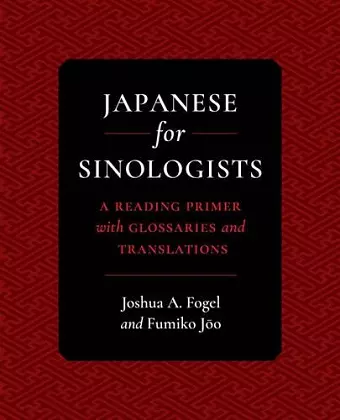 Japanese for Sinologists cover