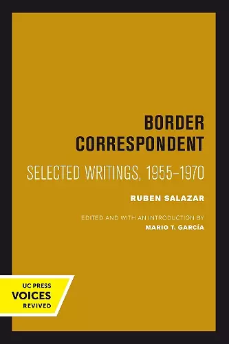 Border Correspondent cover