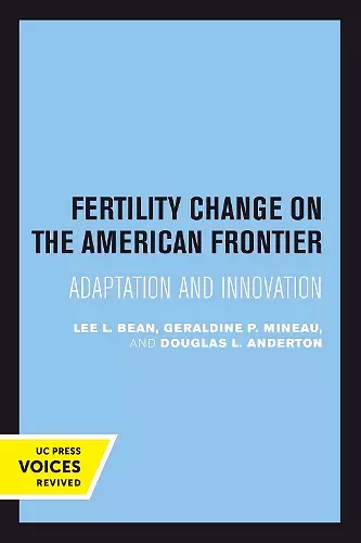 Fertility Change on the American Frontier cover