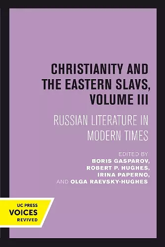 Christianity and the Eastern Slavs, Volume III cover