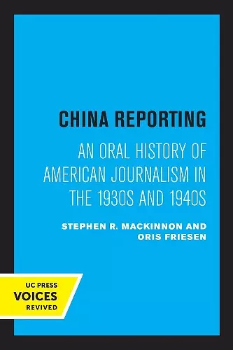 China Reporting cover