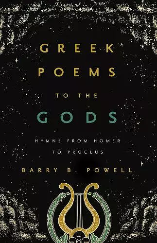 Greek Poems to the Gods cover