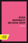 Weber, Irrationality, and Social Order cover