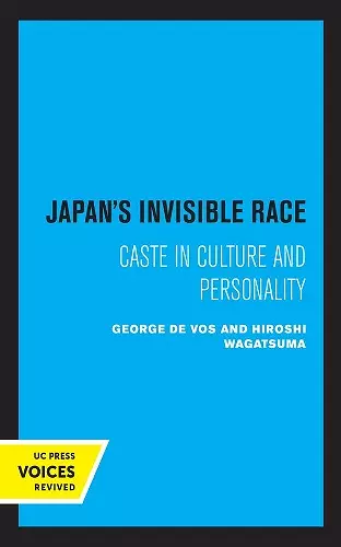 Japan's Invisible Race cover