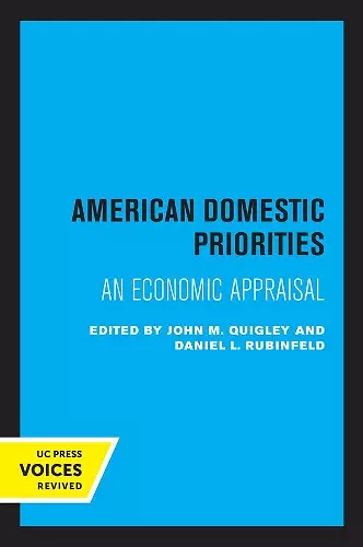 American Domestic Priorities cover