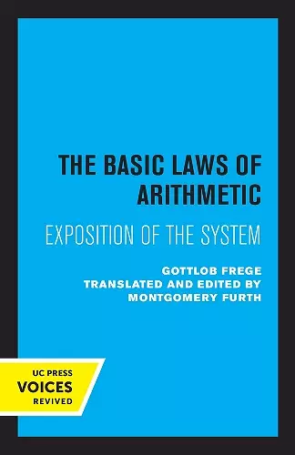 The Basic Laws of Arithmetic cover