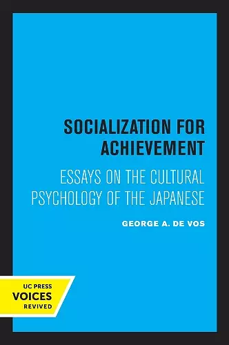 Socialization for Achievement cover