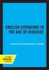 English Literature in the Age of Disguise cover