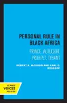 Personal Rule in Black Africa cover