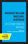 Frederic William Maitland, Historian cover