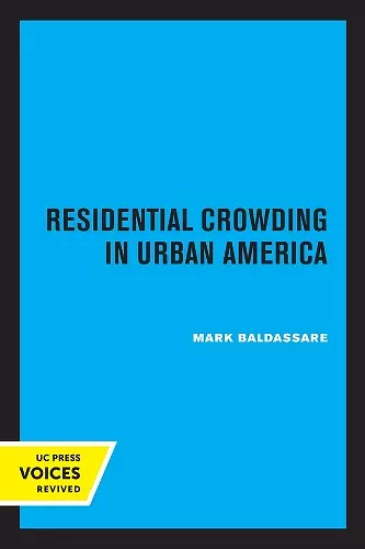 Residential Crowding in Urban America cover