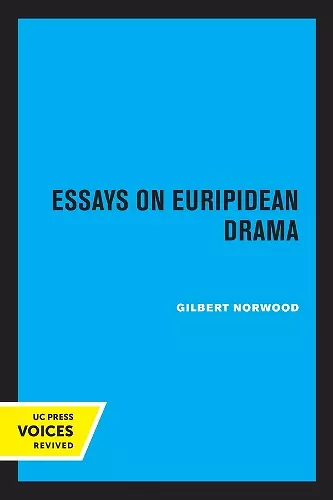Essays on Euripidean Drama cover