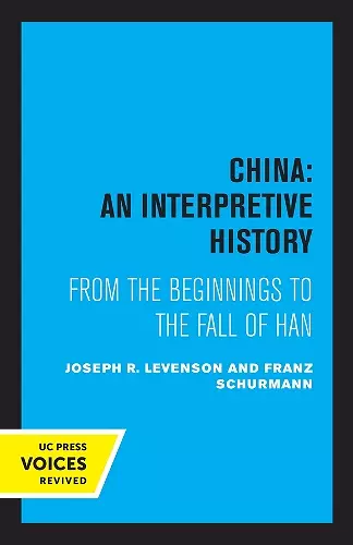 China: An Interpretive History cover