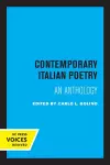 Contemporary Italian Poetry cover