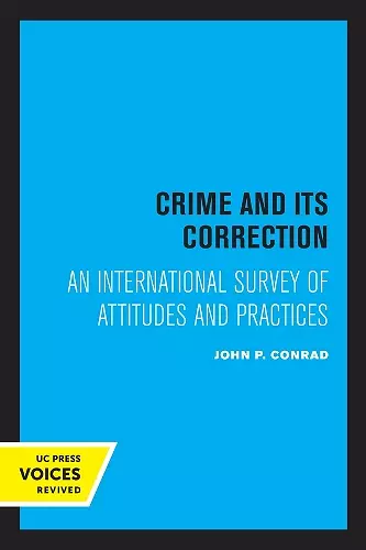 Crime and Its Correction cover