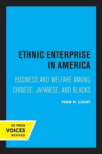 Ethnic Enterprise in America cover