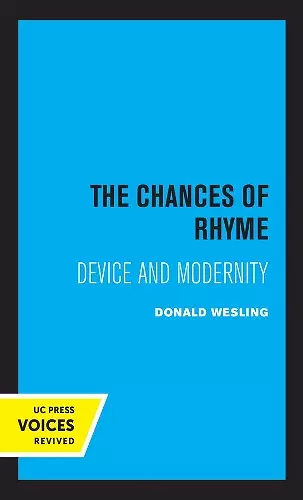 The Chances of Rhyme cover