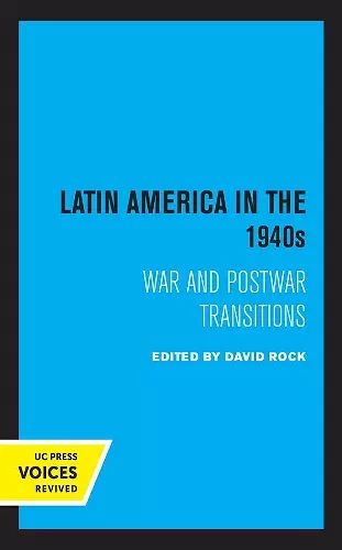 Latin America in the 1940s cover
