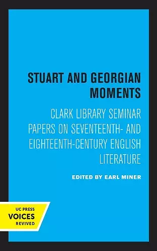 Stuart and Georgian Moments cover