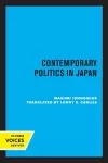Contemporary Politics in Japan cover