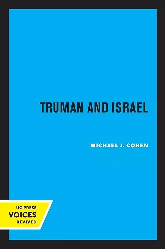 Truman and Israel cover