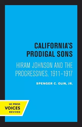 California's Prodigal Sons cover