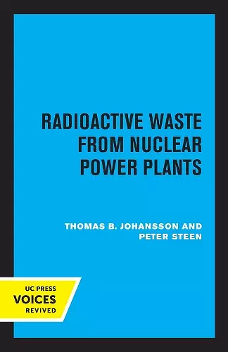 Radioactive Waste from Nuclear Power Plants cover