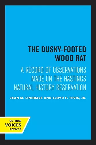 The Dusky-Footed Wood Rat cover