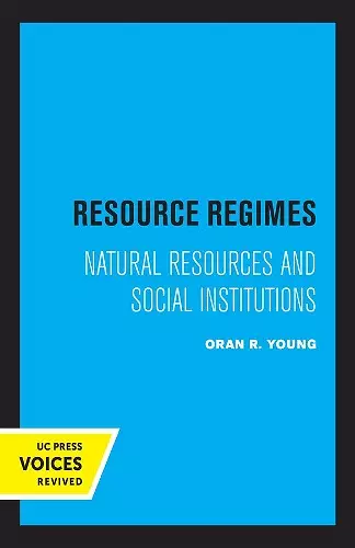 Resource Regimes cover