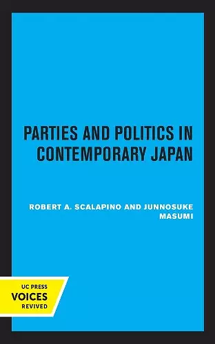 Parties and Politics in Contemporary Japan cover