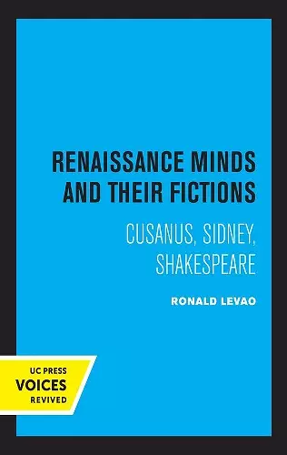 Renaissance Minds and Their Fictions cover