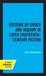 Systems of Order and Inquiry in Later Eighteenth-Century Fiction cover