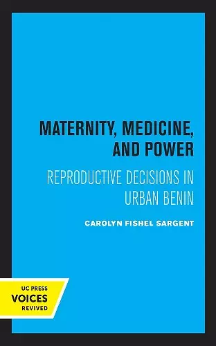 Maternity, Medicine, and Power cover