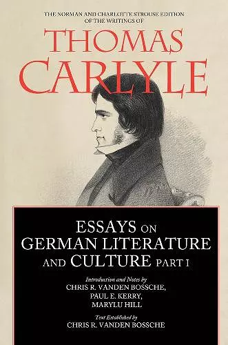 Essays on German Literature and Culture, Part I cover