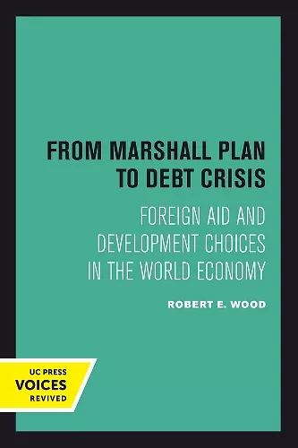 From Marshall Plan to Debt Crisis cover