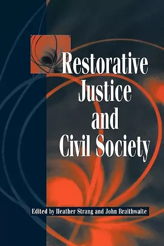 Restorative Justice and Civil Society cover