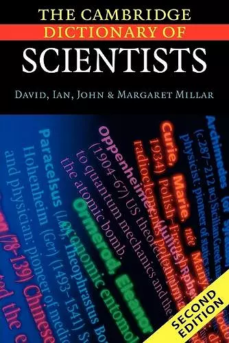 The Cambridge Dictionary of Scientists cover