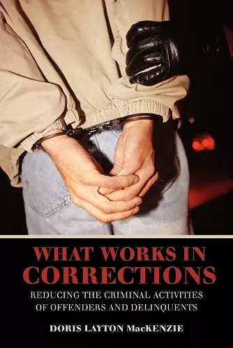 What Works in Corrections cover