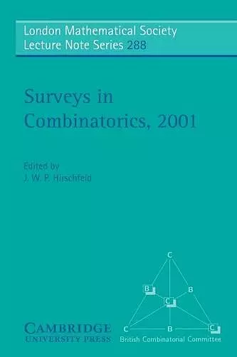 Surveys in Combinatorics, 2001 cover