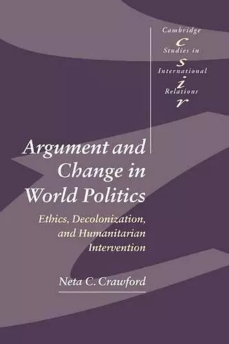 Argument and Change in World Politics cover
