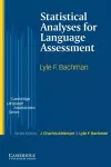 Statistical Analyses for Language Assessment Book cover