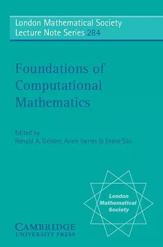 Foundations of Computational Mathematics cover