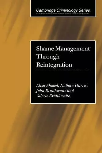 Shame Management through Reintegration cover