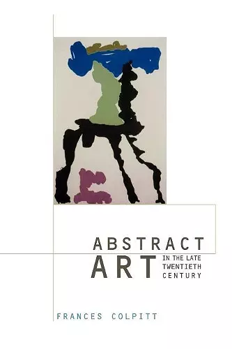 Abstract Art in the Late Twentieth Century cover