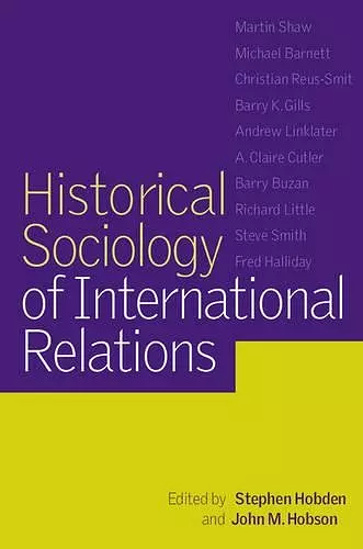 Historical Sociology of International Relations cover