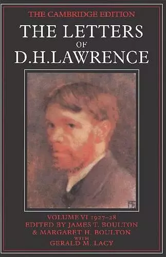 The Letters of D. H. Lawrence cover