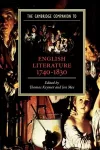 The Cambridge Companion to English Literature, 1740–1830 cover