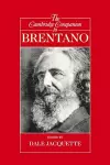The Cambridge Companion to Brentano cover