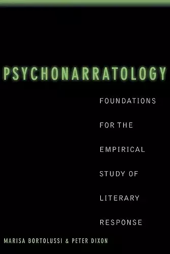 Psychonarratology cover