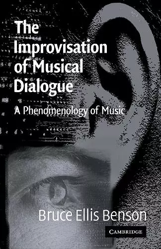 The Improvisation of Musical Dialogue cover